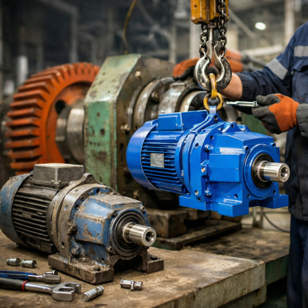 Замена мотор-редуктора